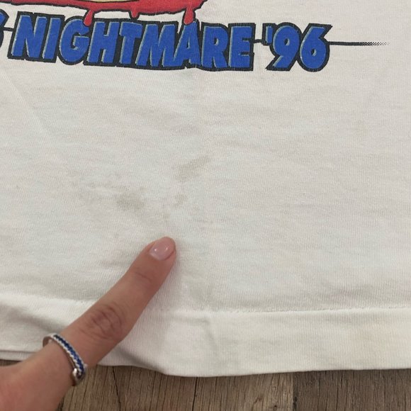 Vintage 96 John Force Nascar Nightmare Racing Tee - Picture 9 of 10